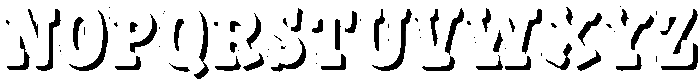 Fox Gabriel Shadow otf (400) Font UPPERCASE