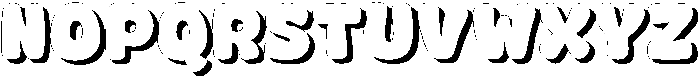Fox Jumbo Shadow otf (400) Font UPPERCASE