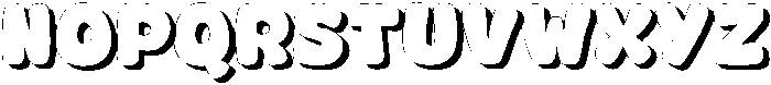 Fox Jumbo Shadow otf (400) Font LOWERCASE