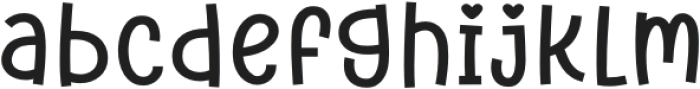 Fox Kaiden Regular otf (400) Font LOWERCASE