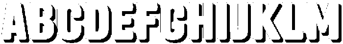 Fox Kamari Shadow otf (400) Font UPPERCASE
