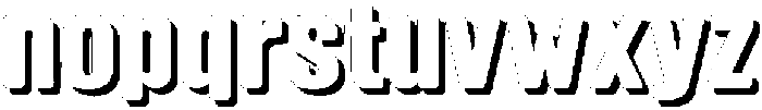 Fox Kamari Shadow otf (400) Font LOWERCASE