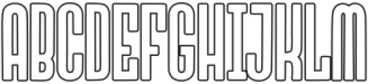 Fox Keith Outline otf (400) Font UPPERCASE