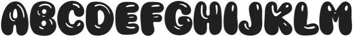 Fox Mildly Regular otf (400) Font UPPERCASE