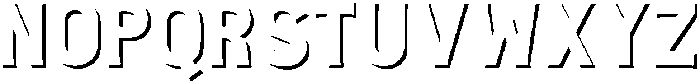Fox Minko Shadow otf (400) Font UPPERCASE