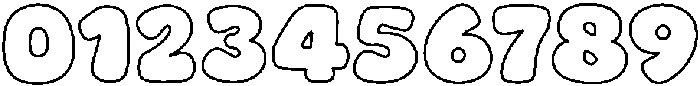 Fox Orbit Outline otf (400) Font OTHER CHARS