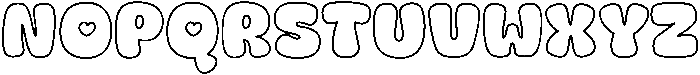 Fox Orbit Outline otf (400) Font LOWERCASE