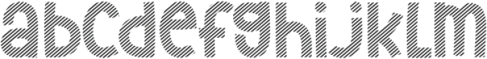 Fox Paige Strokes otf (400) Font LOWERCASE