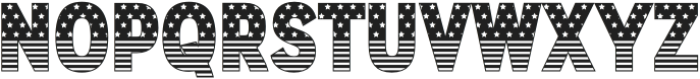 Fox Patriotic Regular otf (400) Font UPPERCASE