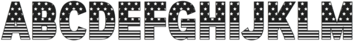 Fox Patriotic Regular ttf (400) Font UPPERCASE