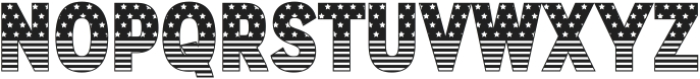 Fox Patriotic Regular ttf (400) Font UPPERCASE