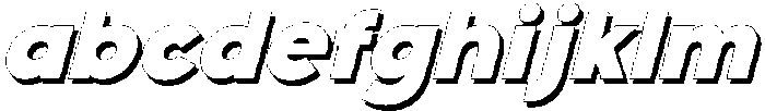 Fox Pompi Shadow Slant otf (400) FONT