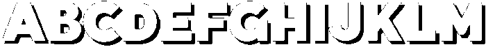 Fox Pompi Shadow otf (400) Font UPPERCASE