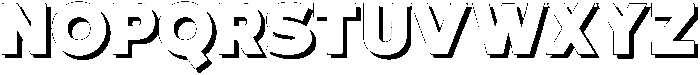 Fox Pompi Shadow otf (400) Font UPPERCASE