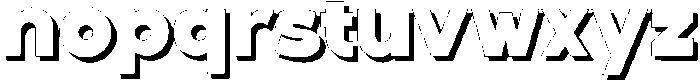 Fox Pompi Shadow otf (400) Font LOWERCASE