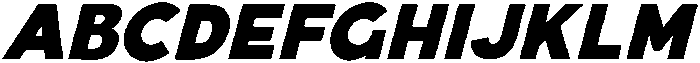 Fox Pompi Slant otf (400) Font UPPERCASE
