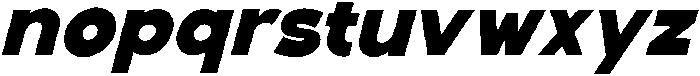 Fox Pompi Slant otf (400) Font LOWERCASE