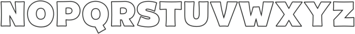 Fox Potion Outline otf (400) Font UPPERCASE
