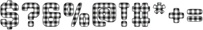 Fox Ribbon Plaid otf (400) Font OTHER CHARS