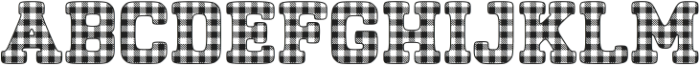 Fox Ribbon Plaid otf (400) Font UPPERCASE