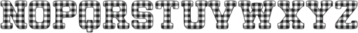 Fox Ribbon Plaid otf (400) Font UPPERCASE
