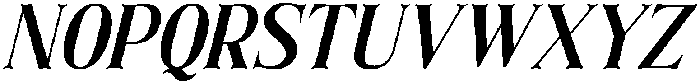 Fox Rooris Slant otf (400) Font UPPERCASE