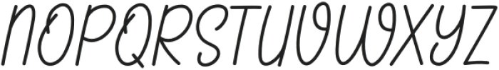 Fox Rosalia otf (400) Font UPPERCASE