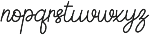 Fox Rosalia otf (400) Font LOWERCASE