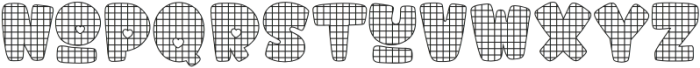 Fox Sewing Checkered otf (400) Font LOWERCASE