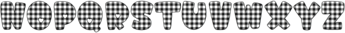 Fox Sewing Plaid otf (400) Font UPPERCASE