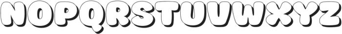 Fox Tricksy Shadow otf (400) Font UPPERCASE