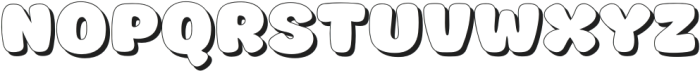 Fox Tricksy Shadow otf (400) Font LOWERCASE