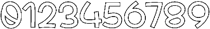 Fox Velina Outline otf (400) Font OTHER CHARS