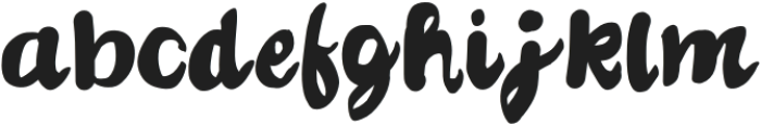 Foxie Gal Regular otf (400) Font LOWERCASE