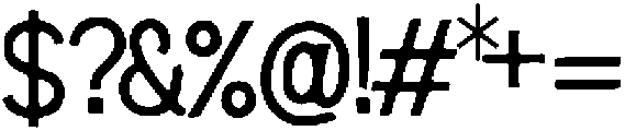 Foze ttf (400) Font OTHER CHARS