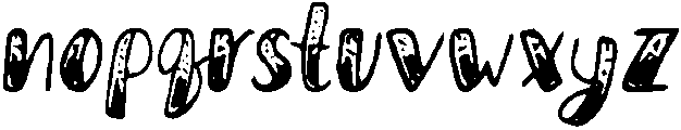 font1 otf (400) Font LOWERCASE