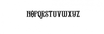 FORESTER.TTF Font LOWERCASE