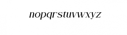 Fogie-LightItalic.ttf Font LOWERCASE