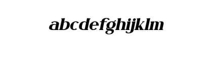 Fogie-MediumItalic.ttf Font LOWERCASE