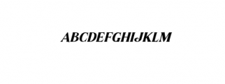 Foldnick Italic.ttf Font UPPERCASE