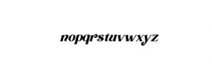 Foldnick Italic.ttf Font LOWERCASE