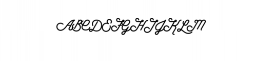 Folkster - Cursive Script Font Font UPPERCASE