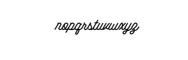 Folkster - Cursive Script Font Font LOWERCASE