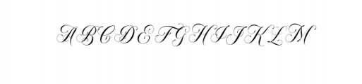 Forth Smith Font UPPERCASE