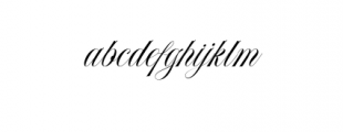 Forth Smith Font LOWERCASE