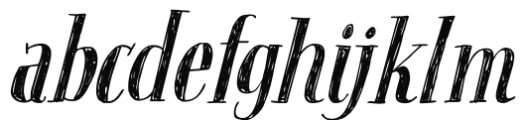 Follow The Light Italic Font LOWERCASE