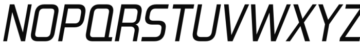 Forgotten Futurist Regular Italic Font UPPERCASE