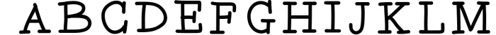 Font No.4, No.5 and No.6 2 Font UPPERCASE