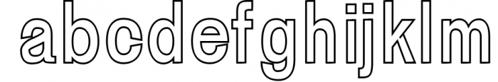 Fonzy Minimal Sans Serif 5 Font Pack 3 Font LOWERCASE