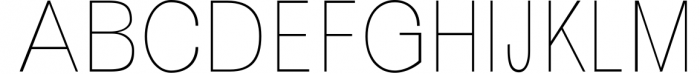 Fonzy Minimal Sans Serif 5 Font Pack 4 Font UPPERCASE
